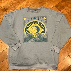 Oversized light weight sweatshirt